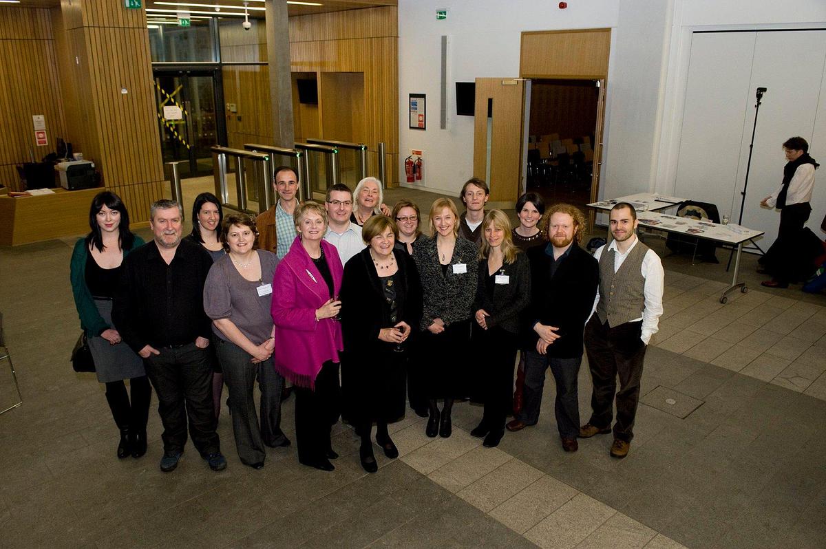 Tobar an Dualchais/Kist o Riches staff who attended the website launch in December 2010